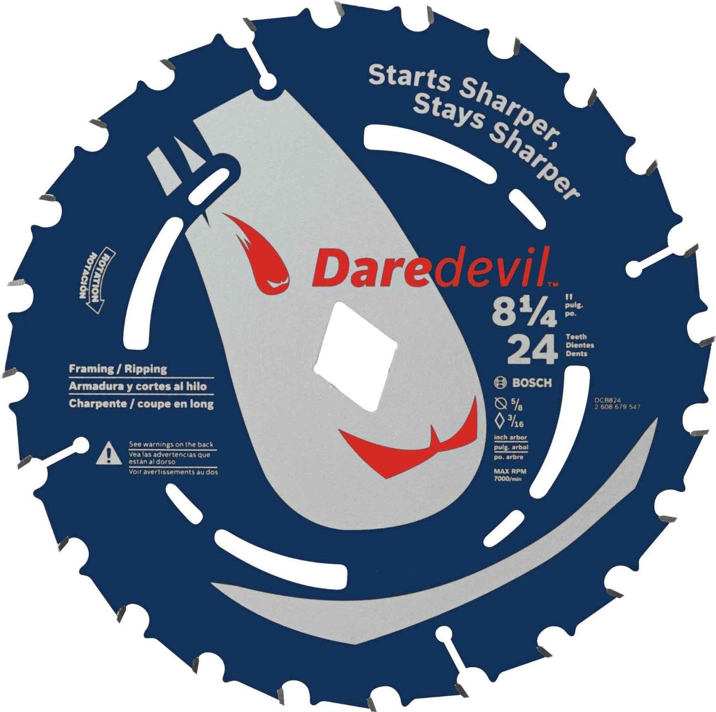 Bosch DCB824 Circular Saw Blade, 8-1/4"