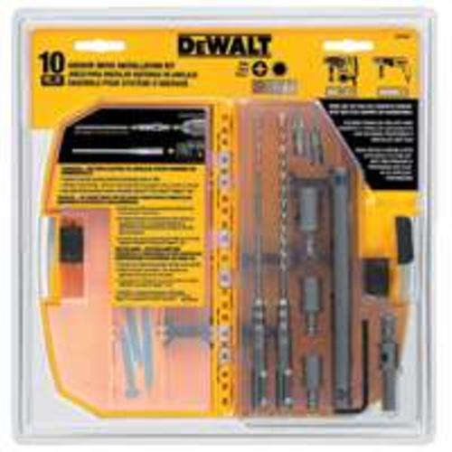 Dewalt DW5366 Anchor Drive Install Kit, 10PC