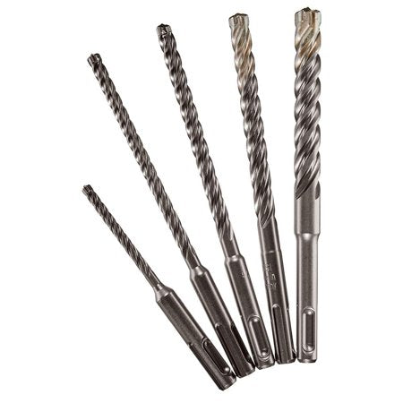 Milwaukee-48-20-7498 5-Piece MX4 4-Cutter SDS-Plus Rotary Hammer-Drill Bit Kit