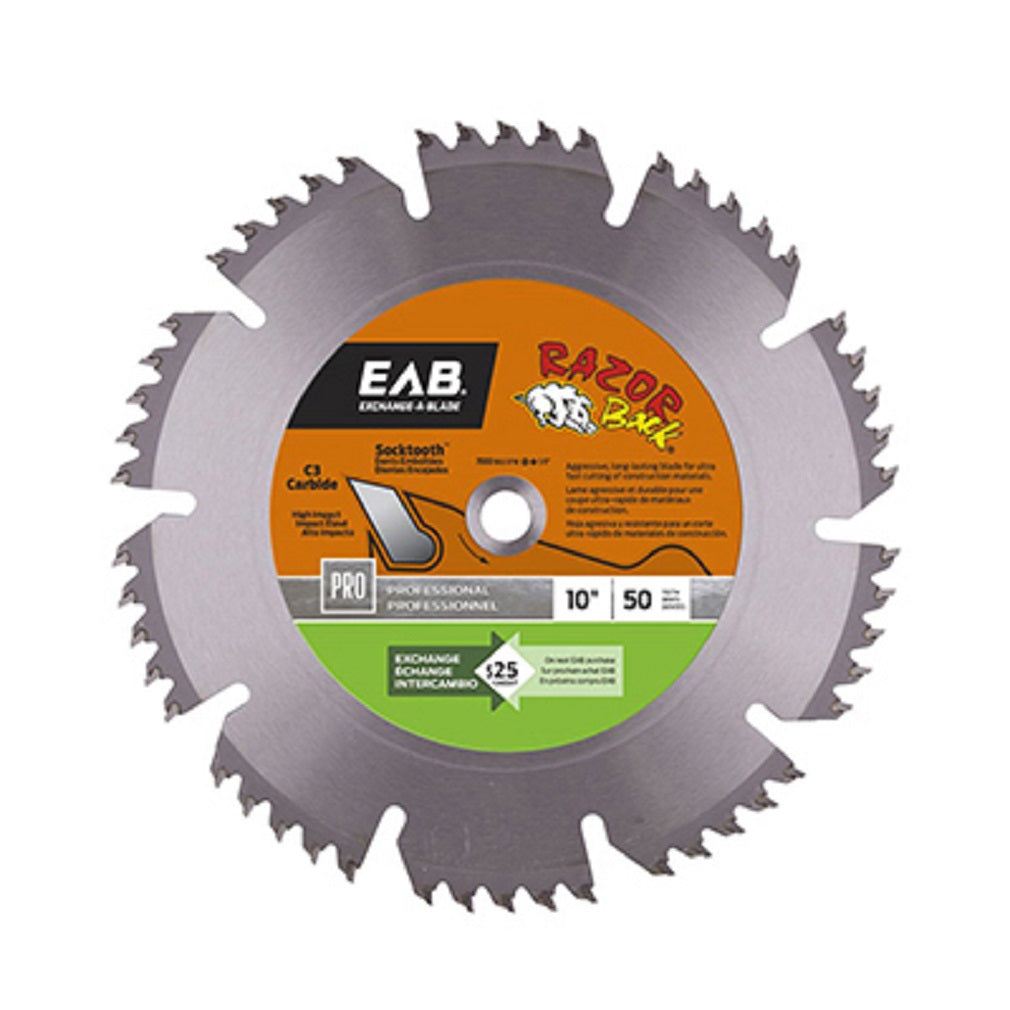 Exchange-A-Blade 1016832 Saw Blade, 10 Inch x 50 Tooth