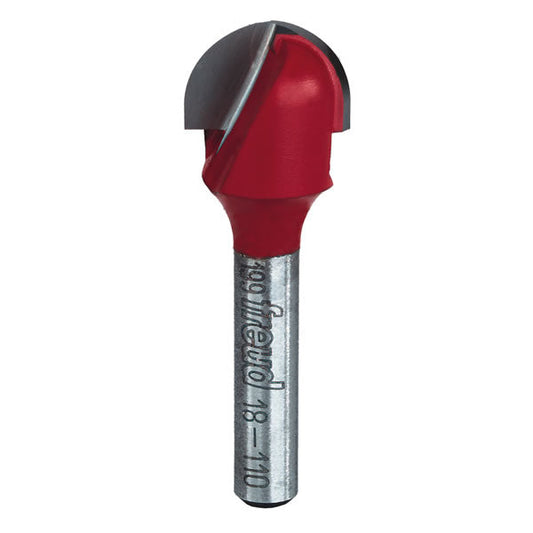 Freud 18-110 Round Nose Router Bit, 5/8 Inch Dia. x 7/16 Inch