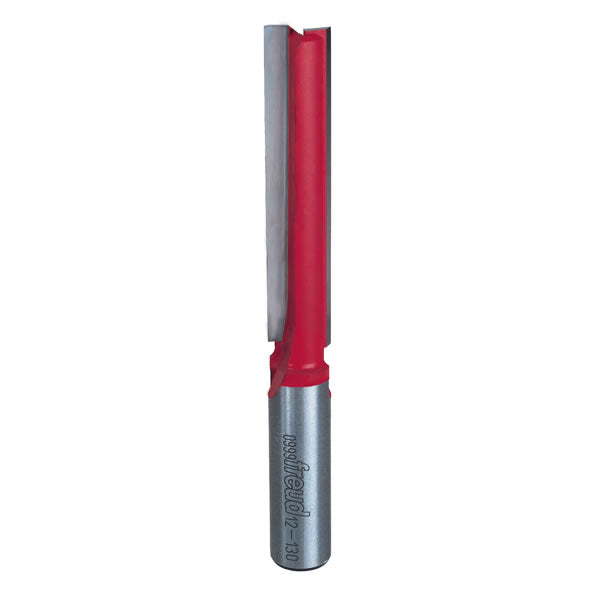 Freud 12-130 Double Flute Carbide Straight Router Bit, 1/2" Dia. x 2-1/2"