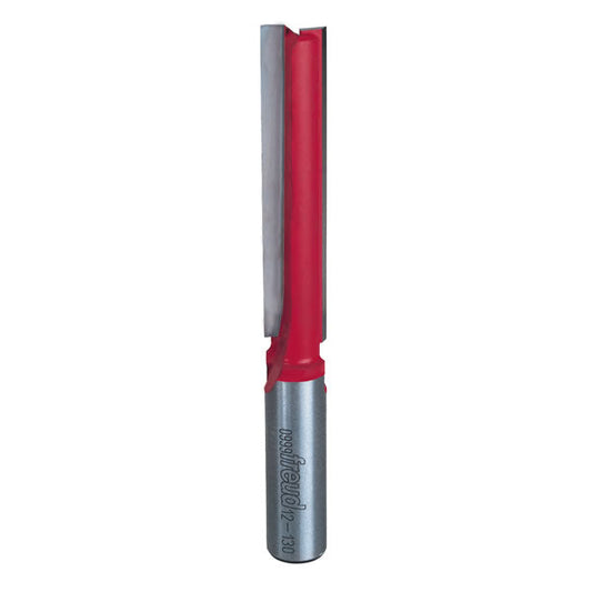 Freud 12-130 Double Flute Carbide Straight Router Bit, 1/2" Dia. x 2-1/2"