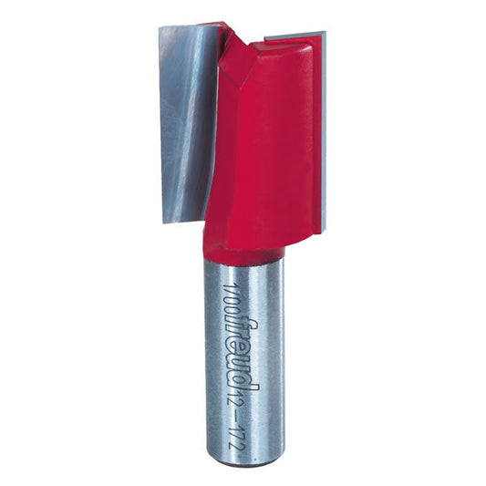 Freud 12-172 Double Flute Straight Router Bit, 1 Inch Dia. x 1-1/4 Inch