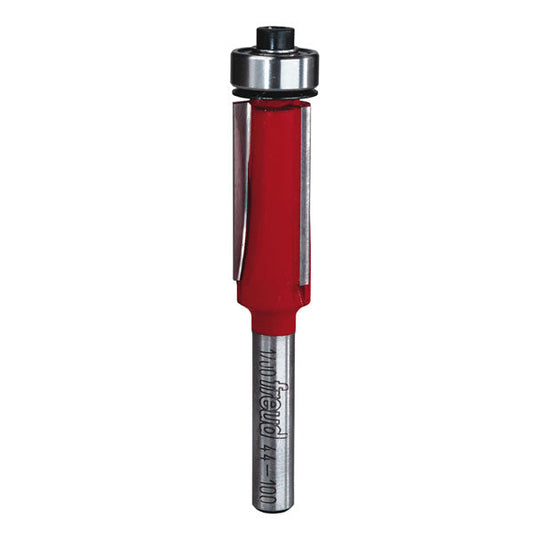 Freud 44-100 Three-Flute Carbide Flush Trim Router Bit, 1/2" Bearing Dia. x 1"