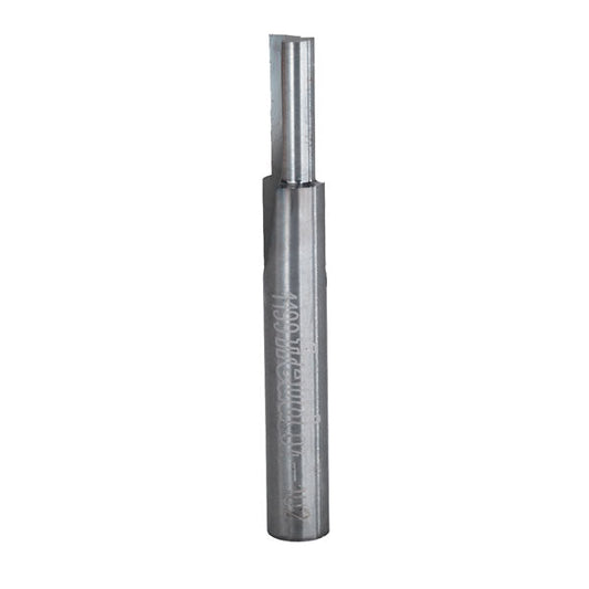 Freud 04-102 Double Flute Carbide Straight Router Bit, 3/16 Inch Dia. x 1/4 Inch Shank