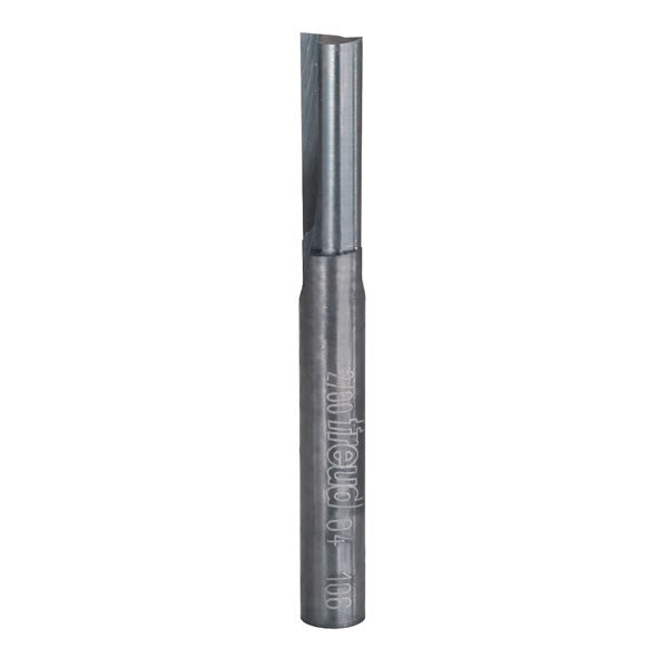Freud 04-106 Double Flute Carbide Straight Router Bit, 1/4" Dia.