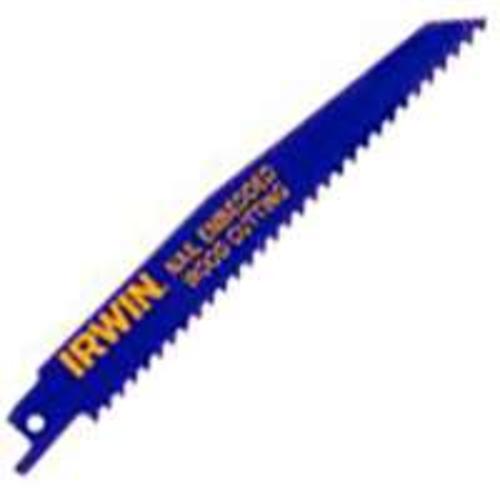 Irwin 372656B Reciprocating Saw Blade, 6", 6TPI