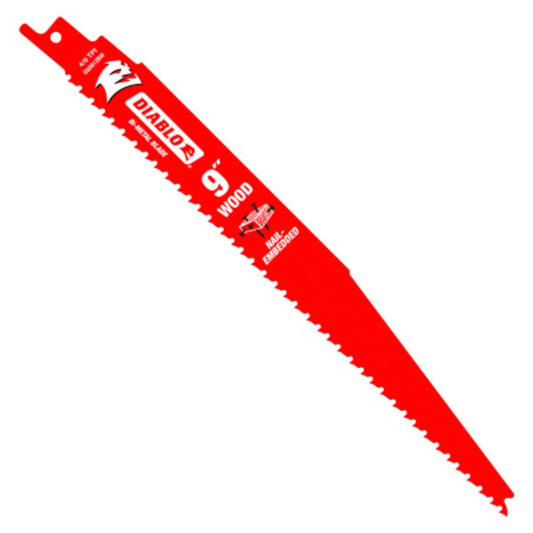 Diablo DS0912BW25 Nail Embedded Wood Reciprocating Blades, 9 Inch