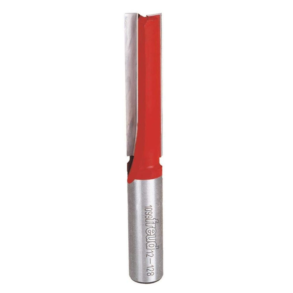 Freud 12-128 Straight Carbide Tipped Router Bit, 1/2 Inch x 2 Inch