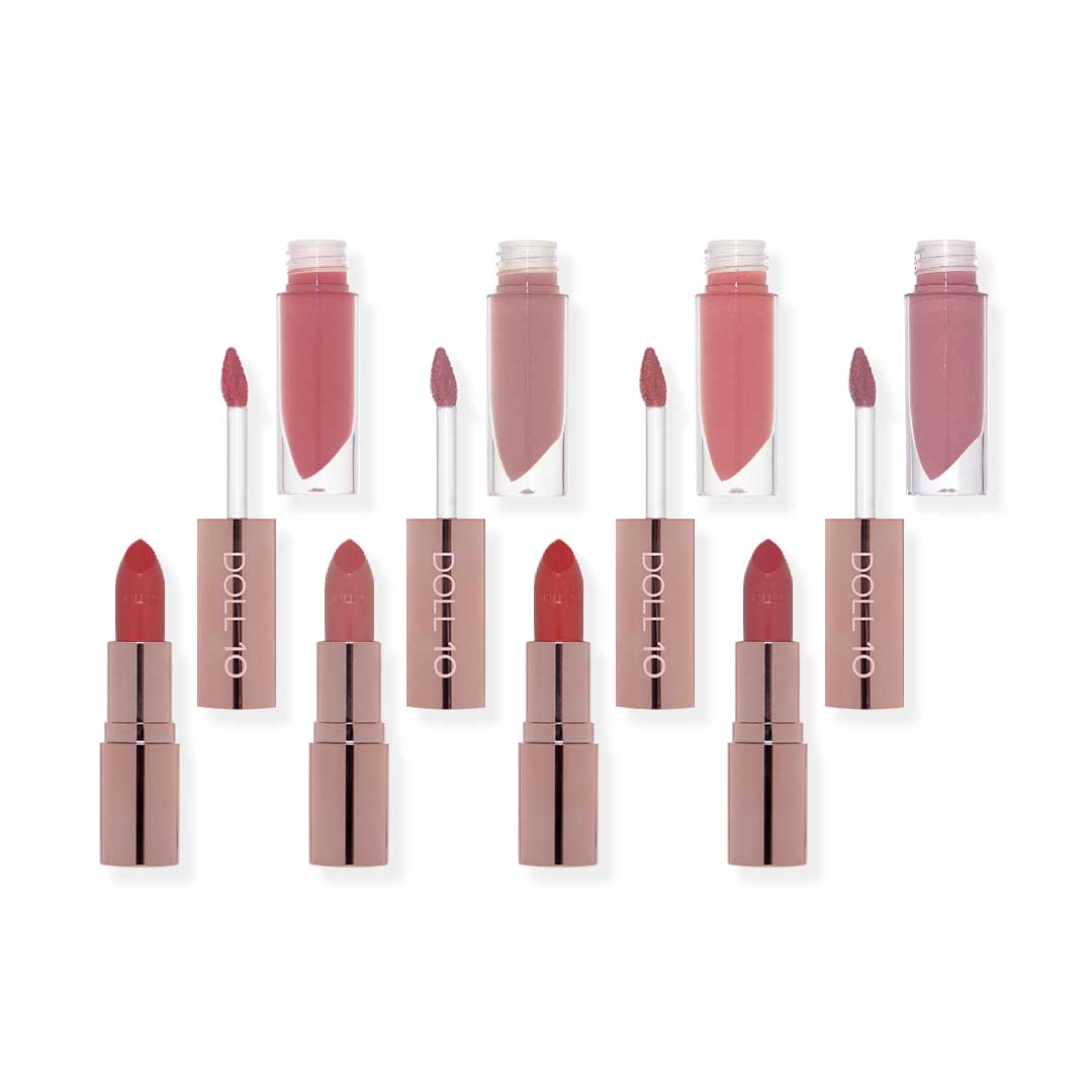 Midnight Kisses 4-piece Nude Lip Wardrobe
