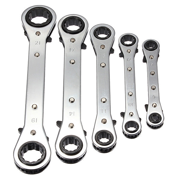Raitool™ HT04 Reversible Ring Ratchet Spanner Ratchet Wrench Ratcheting Spanner