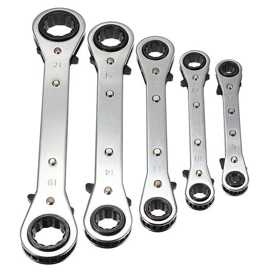 Raitool™ HT04 Reversible Ring Ratchet Spanner Ratchet Wrench Ratcheting Spanner