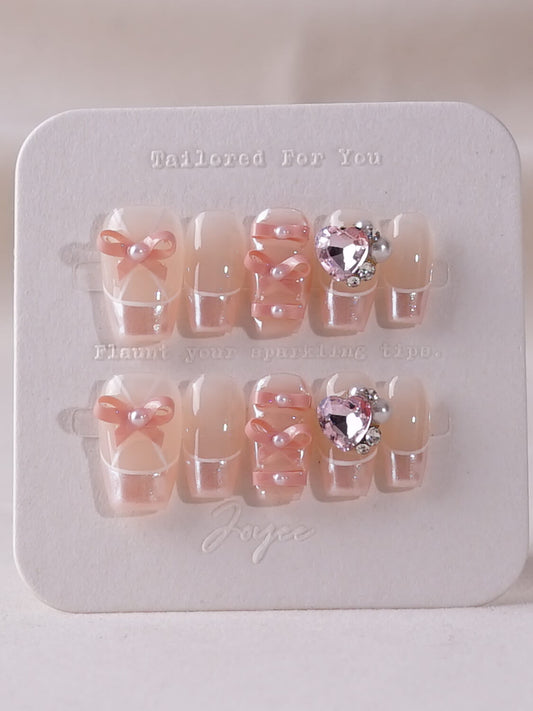 Handmade- Ballet Girl Press On Nail Set